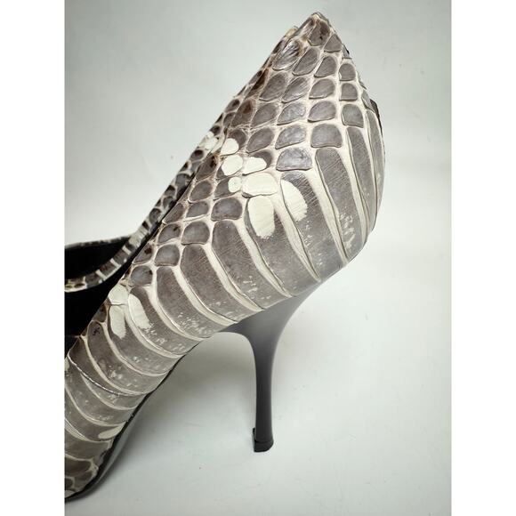 Giuseppe Zanotti Python Print Peep Toe Heels size 37 - Picture 12 of 12